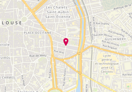 Plan de Point d'accueil CAF de Toulouse - Riquet, 24 rue Pierre Paul Riquet, 31046 Toulouse