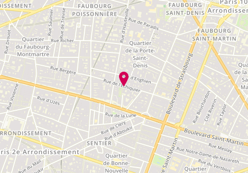 Plan de Point d'accueil CAF 10ème Espace Universel, 25 rue de l’échiquier, 75010 Paris